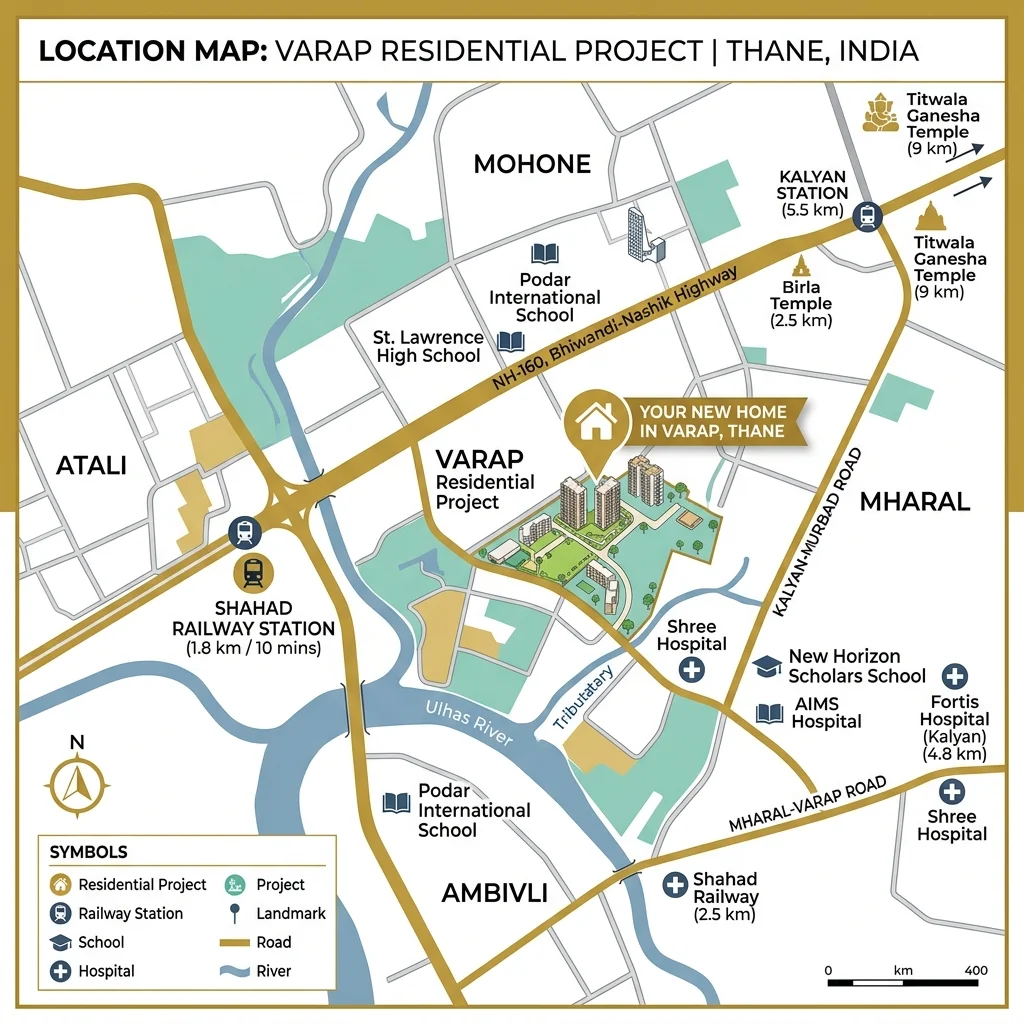 Mohan Parkland Varap Location Map